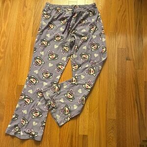 Coffee heart pajama bottoms
